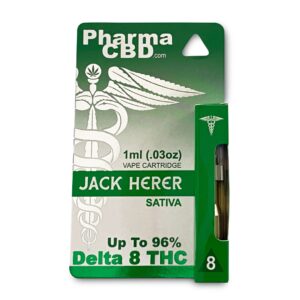 PharmaCBD Jack Herer Delta-8-THC Vape Cartridge